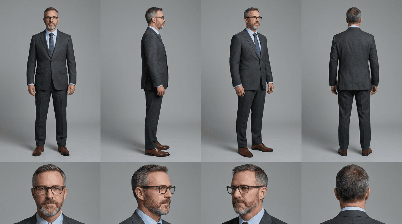 Reusable AI character sheet preview generated with MarkDream Character Builder.