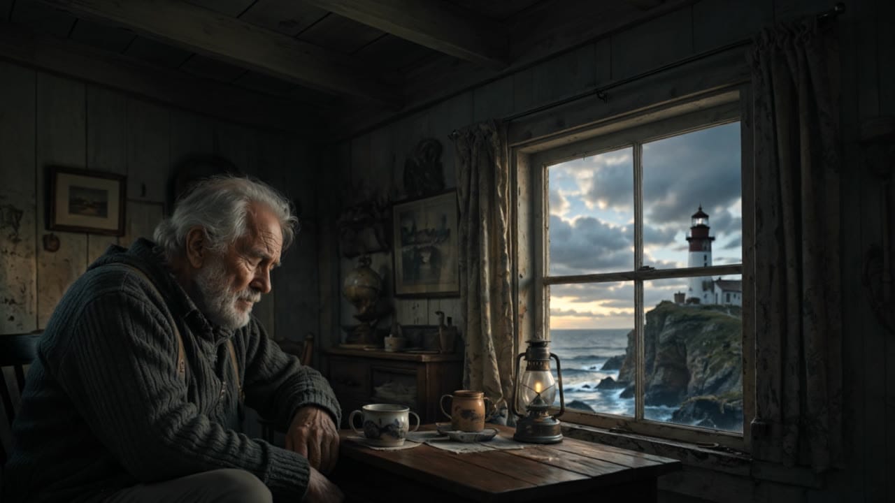 tiny lighthouse keeper storyboard-guided Kling 3.0 Omni Pro render